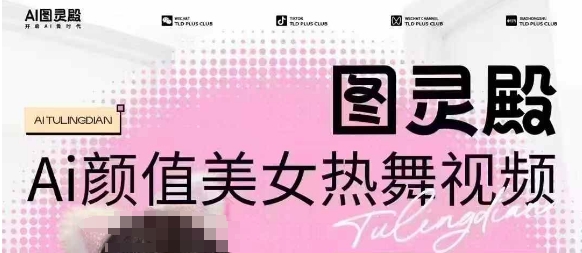 全网首发，原价988图灵殿AI颜值美女热舞视频，云端生图，轻松过原创-赢家共创-资源网-最新项目分享网