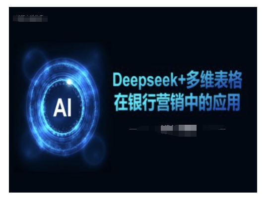Deepseek+多维表格在银行营销场景中的应用-赢家共创-资源网-最新项目分享网