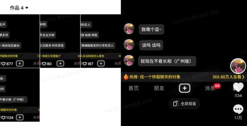 最新搭子交友模板生成器，10秒制作视频日引500+交友粉-赢家共创-资源网-最新项目分享网