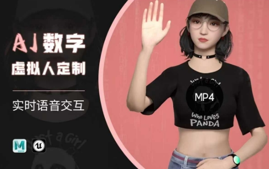 Ai数字人虚拟(智能体)实时语音交互特训营，​自行定制超写实角色AI数字人交互技术-赢家共创-资源网-最新项目分享网