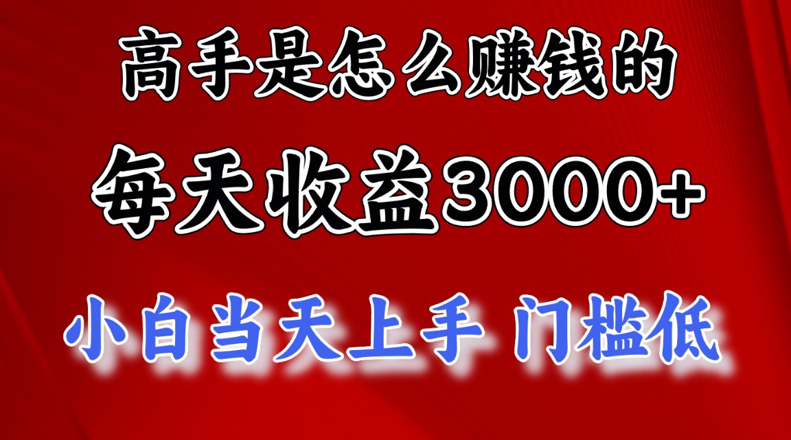 （12144期）1天收益3000+，月收益10万以上，24年8月份爆火项目-赢家共创-资源网-最新项目分享网