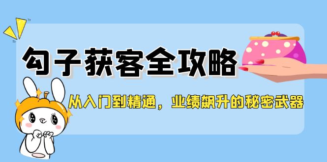 （12247期）从入门到精通，勾子获客全攻略，业绩飙升的秘密武器-赢家共创-资源网-最新项目分享网